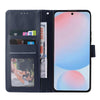 For Samsung Galaxy A56 5G 3-Card Slots Multifunctional Leather Phone Case(Dark Blue)
