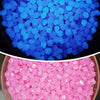 Glow Stones Purple, Resin Pebbles for Garden & Aquarium, 100g