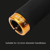 Litepro Single Locking Sponge Set Bicycle Mountain Bike Set, Colour: Black Handle Cover+Red Ring