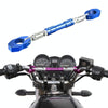 Motorcycle Aluminium Alloy Adjustable Reinforce Bar Balance Bar Motorbike Parts (Blue)