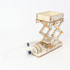 Hydraulic Lifting Platform Crane Model DIY Technology Teaching Aids Children Homemade Assembly Toy