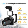 Dual-camera Night Vision 64 Million Pixel High-definition WIFI Digital Camera Standard+Light+Lens+Mic+Bracket