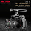 YELANGU C18 YLG0915A-B Video Camera Cage Stabilizer with Handle for Panasonic Lumix DC-S1H / DC-S1 / DC-S1R (Black)