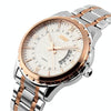 SKMEI 9069 Multifunctional Outdoor Fashion Business Waterproof Interval Gold Shell Quartz Wrist Watch(Rose Gold)