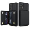 For Samsung Galaxy Note20 Ultra Crossbody Dual-buckle Wallet RFID Back Leather Phone Case(Black)