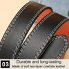 Dandali Ladies Pin Buckle Treadle Belt Versatile Jeans Waistband, Length: 110cm(Black)