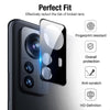 For Xiaomi 12 Pro 2pcs 3D Edge Glue Tempered Glass Full Film with 2pcs Lens Film Set