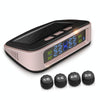 Universal Car Wireless Solar Energy TPMS Tire Pressure Alarm System External Tire Monitor