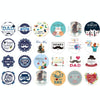 1.5 Inch  500pcs /Roll Happy Fathers Day Stickers For Box And Gifts Wrapping Decoration(Style Two)