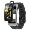 K20 1.14 inch Silicone Band Earphone Detachable Life Waterproof Smart Watch Support Bluetooth Call(Black Silver)