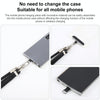 8mm Silver Buckle Adjustable Anti-lost Crossbody Mobile Phone Neck Lanyard(Green)