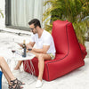 BB1082 Inflatable Sofa Inflatable Bed Outdoor Folding Portable Air Sofa Size: 70 x 65 x 60cm(Gray)