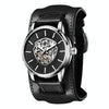 OCHSTIN 7010C Pilot Series Hollow Mechanical Men Watch(Silver-Black)