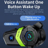 S3 Motorcycle Helmet Bluetooth Headset For Full and Half Helmets(Green)