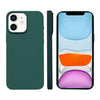 For iPhone 11 Liquid Silicone Phone MagSafe Case(Dark Green)