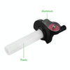 Off-road Motorcycle Modified 22mm Handle Throttle Clamp Hand Grip Big Torque Oil Visual Throttle Accelerator for with Cable(Red with Silver Throttle Cable)