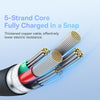 Baseus Pudding Series 20W Type-C to 8 Pin Fast Charging Data Cable, Length:2m(Black)