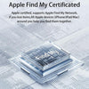 Smart Tracker for Apple iOS - IP67 Waterproof Item Finder (Black)