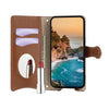 For Samsung Galaxy A56 5G Crossbody Chain Fishtail Litchi Leather Phone Case(Brown)