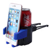 SHUNWEI SD-1027 Car Auto Multi-functional ABS Air Vent Drink Holder Bottle Cup Holder Phone Holder Mobile Mount (Blue)