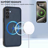 For Samsung Galaxy A13 5G / A04s CX01 Detachable Magsafe Magnetic Card Bag Phone Case(Dark Blue)