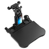 Car Seat Back 360 Degree Rotating Dining Table Board Multifunctional Folding Beverage Computer Rack(Black)