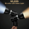 Godox ML60BI 60W LED Light 2800-6500K Brightness Adjustment Video Studio Flash Light(UK Plug)