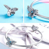 S925 Butterfly Series DIY Bracelet Pearl Accessories, Style: BSC061
