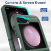For Samsung Galaxy Z Flip6 5G 2 in 1 PC + TPU Phone Case(Dark Green)
