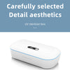 L11 Multi-function UVC Ultraviolet Mask Jewelry Toothbrush Mobile Phone Sterilization Box(Blue White)