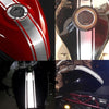 5pcs 50cm DIY Fuel Tank Cover Reflective Sticker for Car and Motorcycle(Silver)