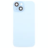 iPhone 15 Plus Blue Glass Battery Cover with Lens Cover