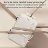 PV24 Multifunctional Large Capacity Casual Backpack Portable Travel Commuter Backpack(Creamy White)