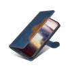 For Alcatel Axel / Lumos Skin Feel Straw Hat Magnetic Buckle Leather Phone Case(Blue)