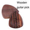 3PCS Folk Fingers Solid Wood Guitar Pick Music Accessories Color Random Delivery