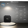 X96 mini 4K*2K UHD Output Smart TV BOX Player with Remote Controller without Wall Mount, Android 10 Amlogic S905W Quad Core ARM Cortex A53 2GHz, RAM: 2GB, ROM: 16GB, Supports WiFi, HDMI, TF(Black)