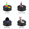 PULUZ 15cm Adjusting Speed Rotating Turntable Display Stand, Load: 3kg(Black)