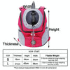 Dog Carrier Backpack, Front Facing, Rose Red, Large (25kg)