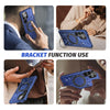 For Samsung Galaxy S25 Ultra 5G MagSafe Magnetic Shockproof Phone Case with Ring Holder(Navy Blue)