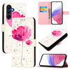 For Samsung Galaxy A26 5G 3D Painting Horizontal Flip Leather Phone Case(Flower)
