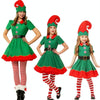 Christmas Green Elf Cosplay Costume Chris Santa Claus Costume Set, Size: 170cm(Female)