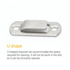 2 PCS Security Door Stainless Steel 90 Degree Right Angle Door Buckle Corner Insert