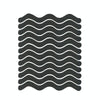 24pcs /Bag Wavy Shaped Safety Bathtub Non-Slip Sticker, Specification:  1.3 x 18cm(Black)