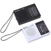 BAIJIALI BJL228 Retro Portable Two Band FM AM Radio Built-in Speaker(White)