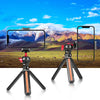 PULUZ Inlaid Wood Desktop Vlogging Live Tripod Holder with Ballhead (Red)