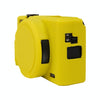 For Canon PowerShot G7 X Mark III / G7X3 Soft Silicone Protective Case with Lens Cover(Yellow)