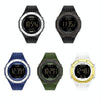 SANDA 6093 Waterproof Luminous Electronic Digital Watch(Army Green)
