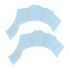 Finger Flexible Silicone Swimming Gloves (Middle Size)(Blue)