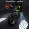 1pair Motorcycle Angel Wings Welcome Light LED Chassis Modified Wings Projector Light(White)