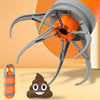 Portable Poop Scooper for Dogs, 6-Claw, Orange